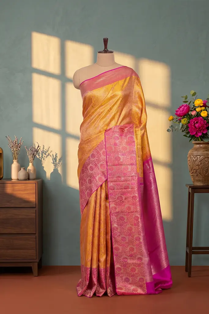 Tissue kanjivaram  saree