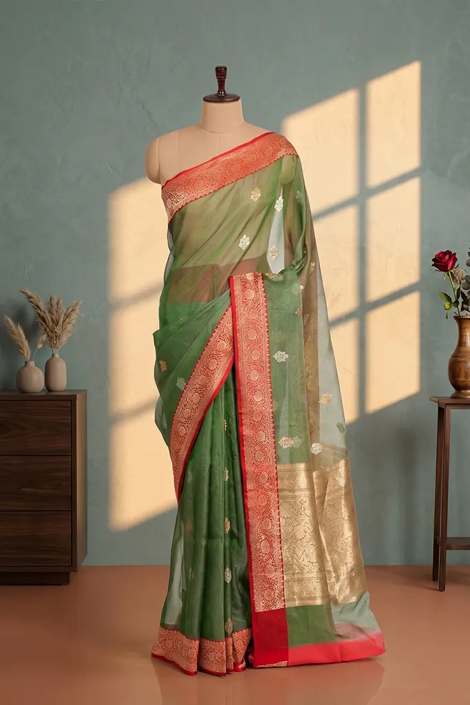 Tissue Katan Saree