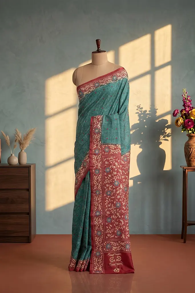 Tassar Kantha Stitch