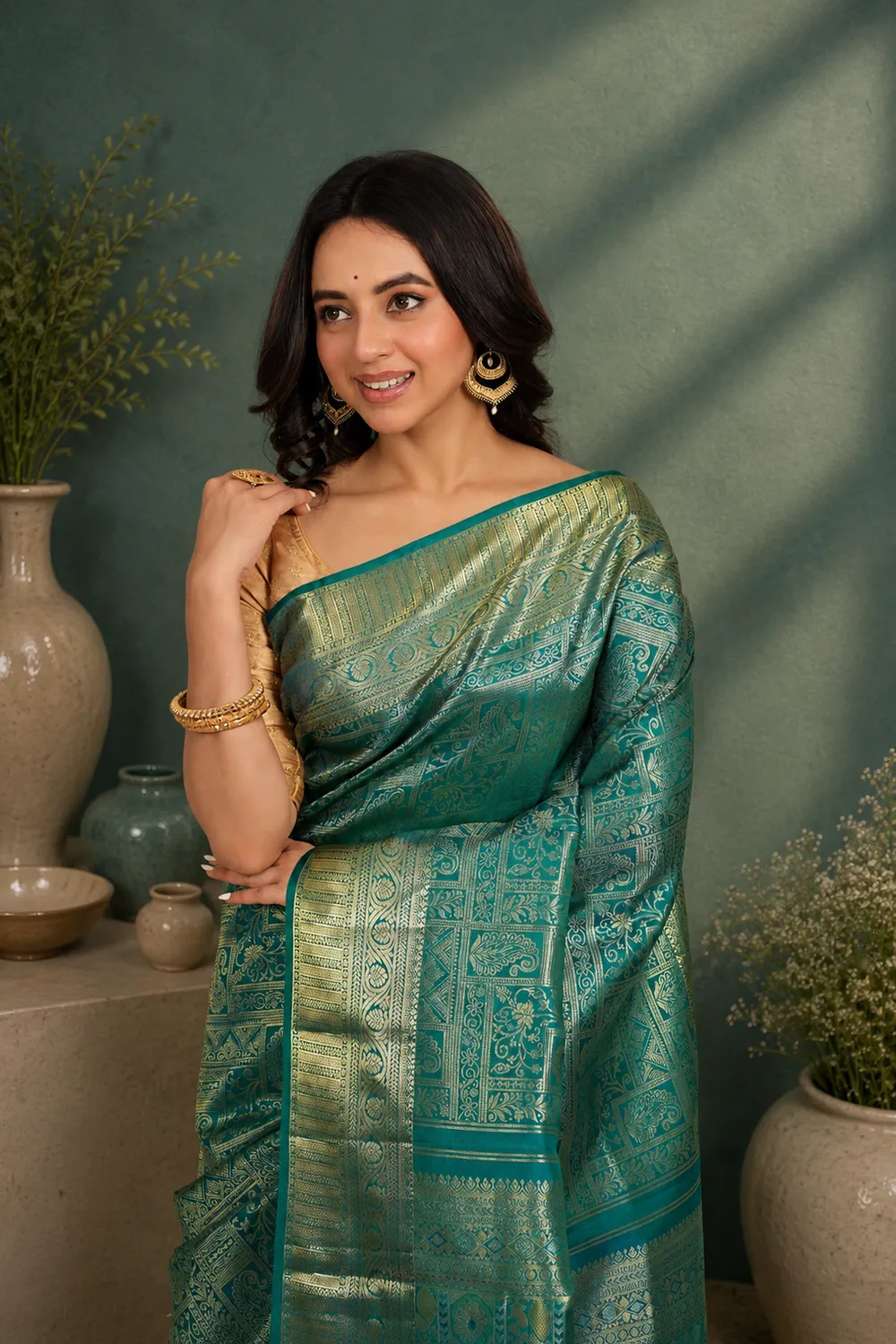 Brocade Kanjeevaram Silk Saree