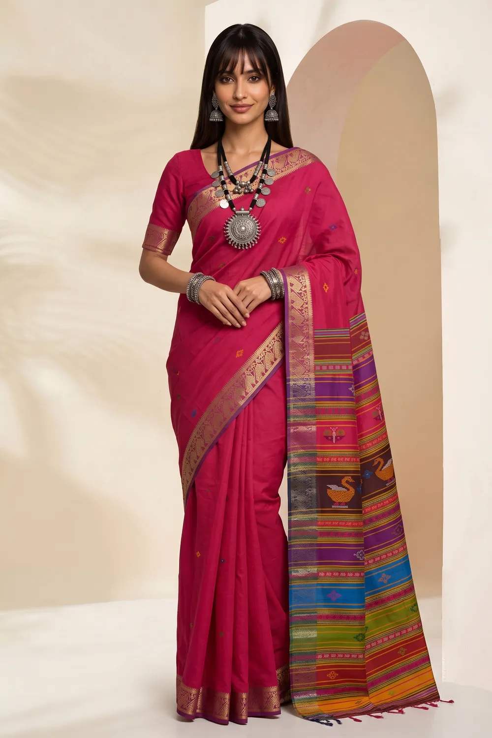 Rani Katan Silk Saree