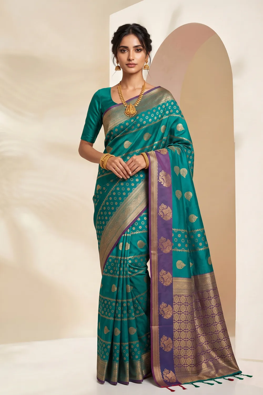 Green Silk Saree