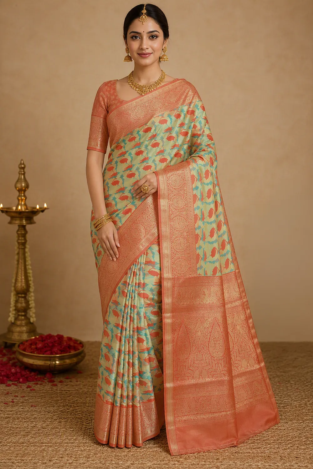Golden Tissue Kanjeevaram