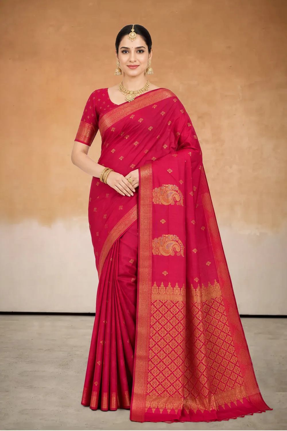 Red Silk Saree